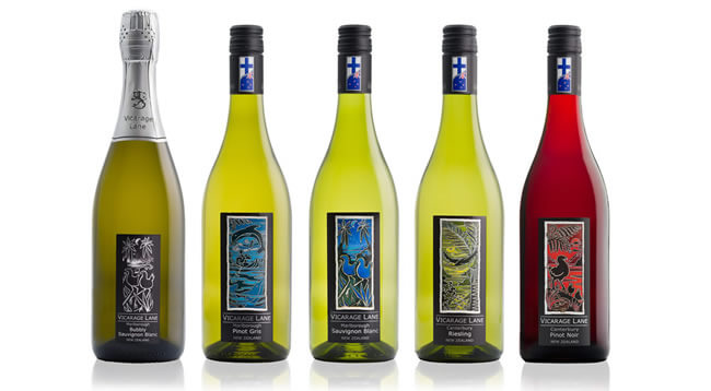 Wines Selection By Vicarage Lane Wines In Blenheim Marlborough NZ