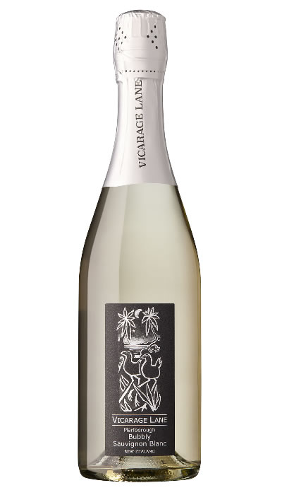 Bottle Of Bubbly Sauvignon Blanc By Vicarage Lane Wines In Blenheim Marlborough NZ