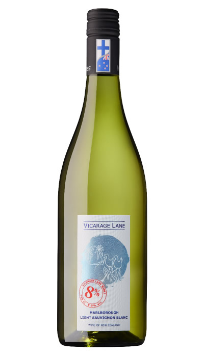 Bottle Of Light Sauvignon Blanc By Vicarage Lane Wines In Blenheim Marlborough NZ