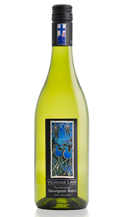 Bottle Of Sauvignon Blanc By Vicarage Lane Wines In Blenheim Marlborough NZ